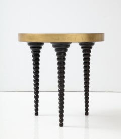 Gilt Leafed Side Table