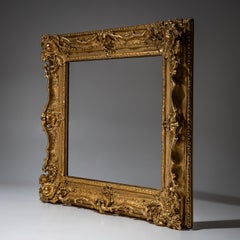 Gilt Louis XV Stucco Frame, France, 18th Century