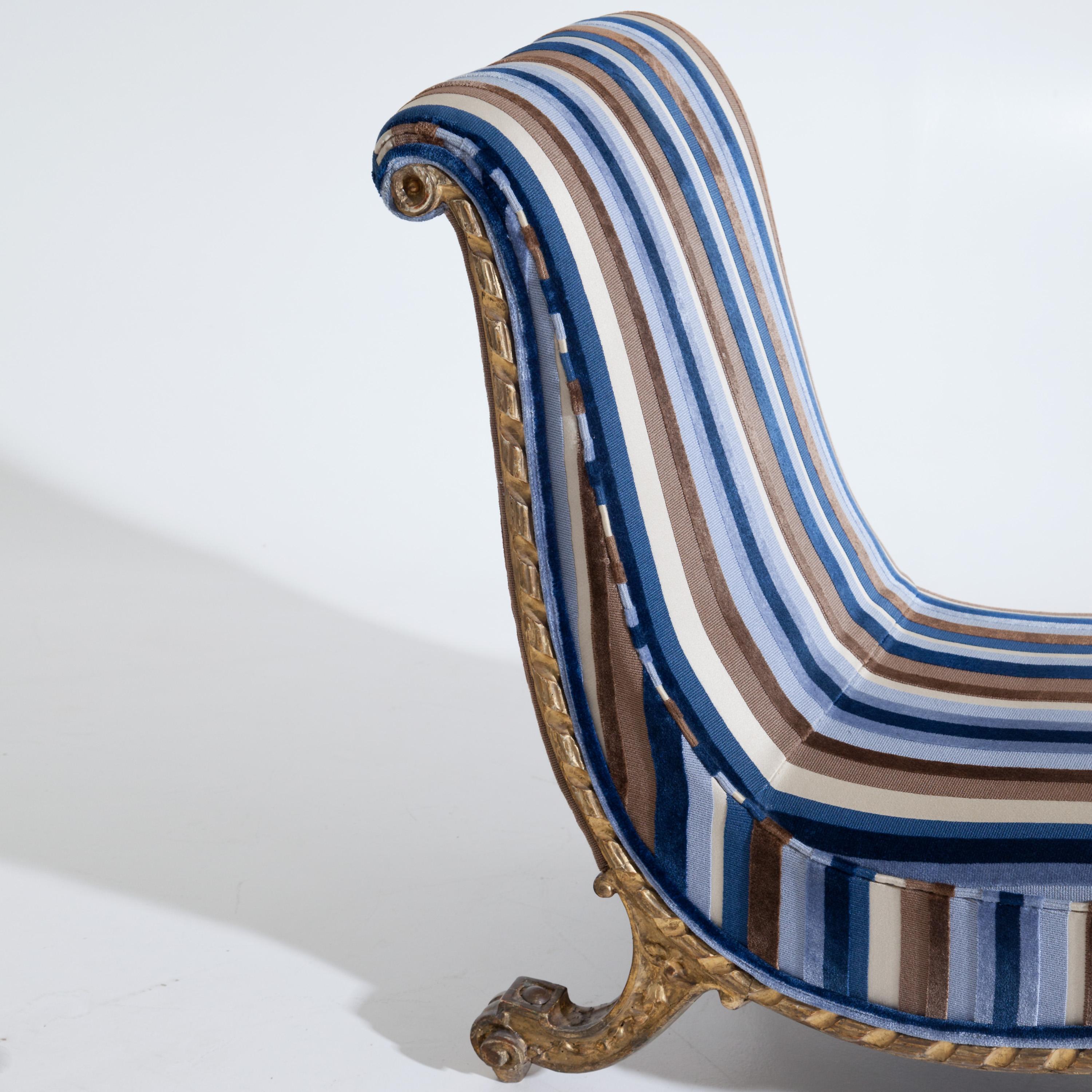 Gilt Lounge Chair, Italy/Lucca, circa 1825-1830 3