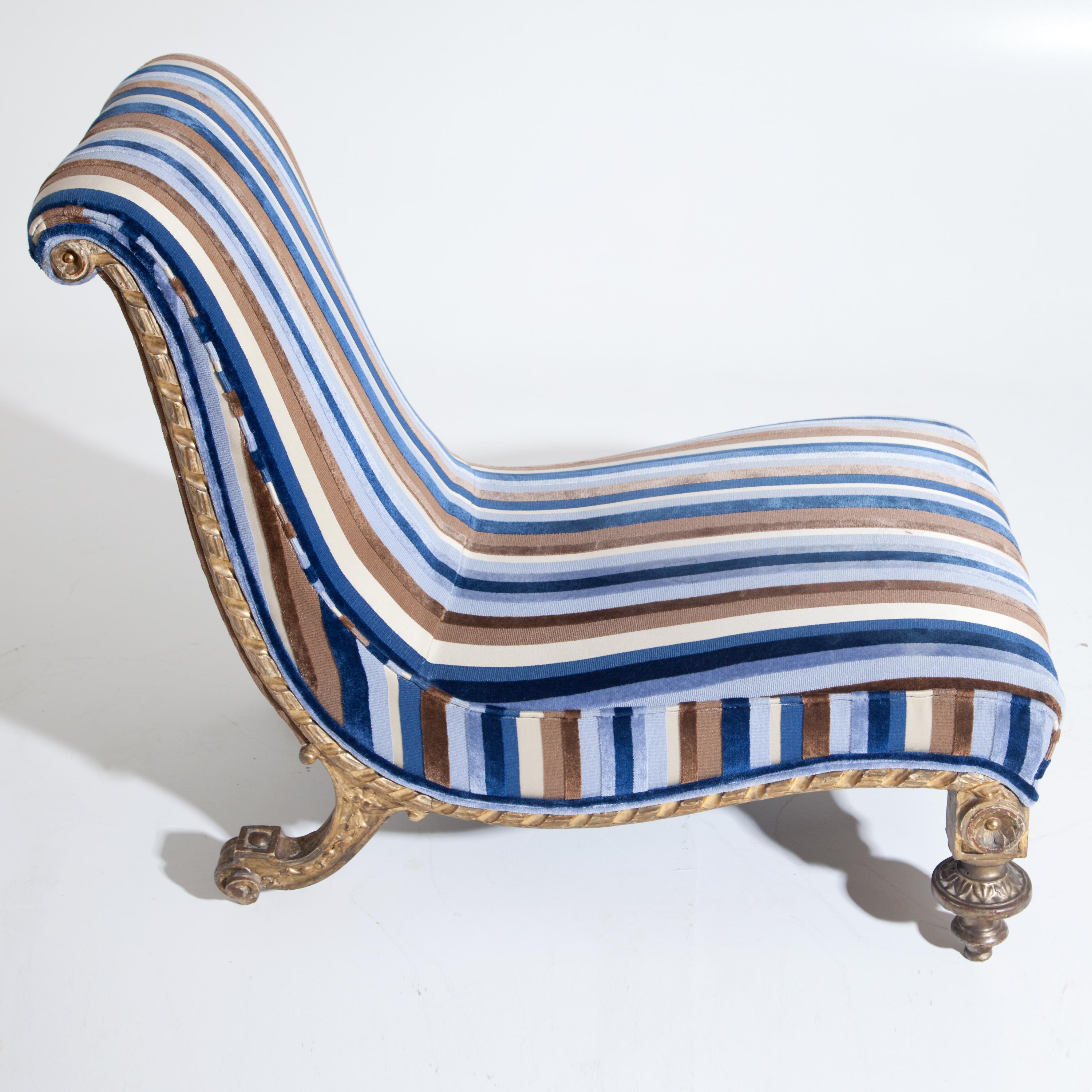 Gilt Lounge Chair, Italy/Lucca, circa 1825-1830 4