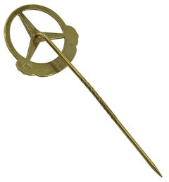 Gilt Mercedes Stick Pin