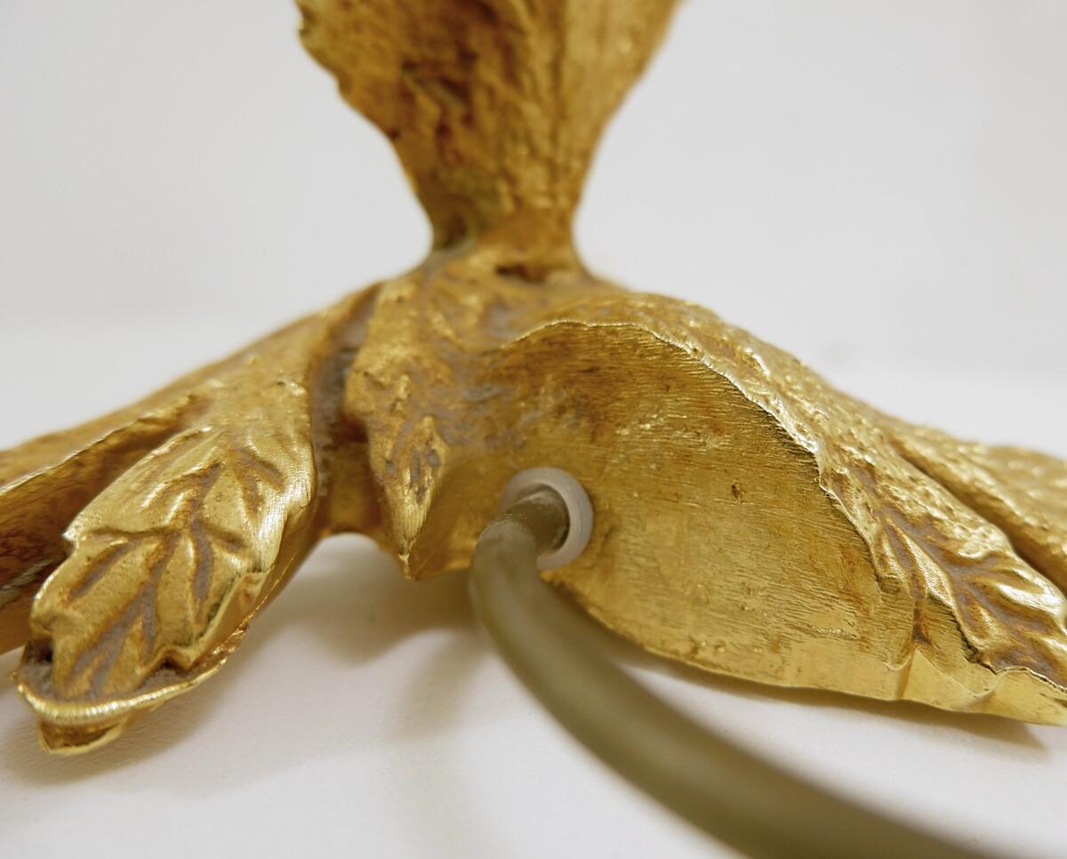 Lampe de table Fondica en métal doré et bronze, France Bon état - En vente à Brussels , BE