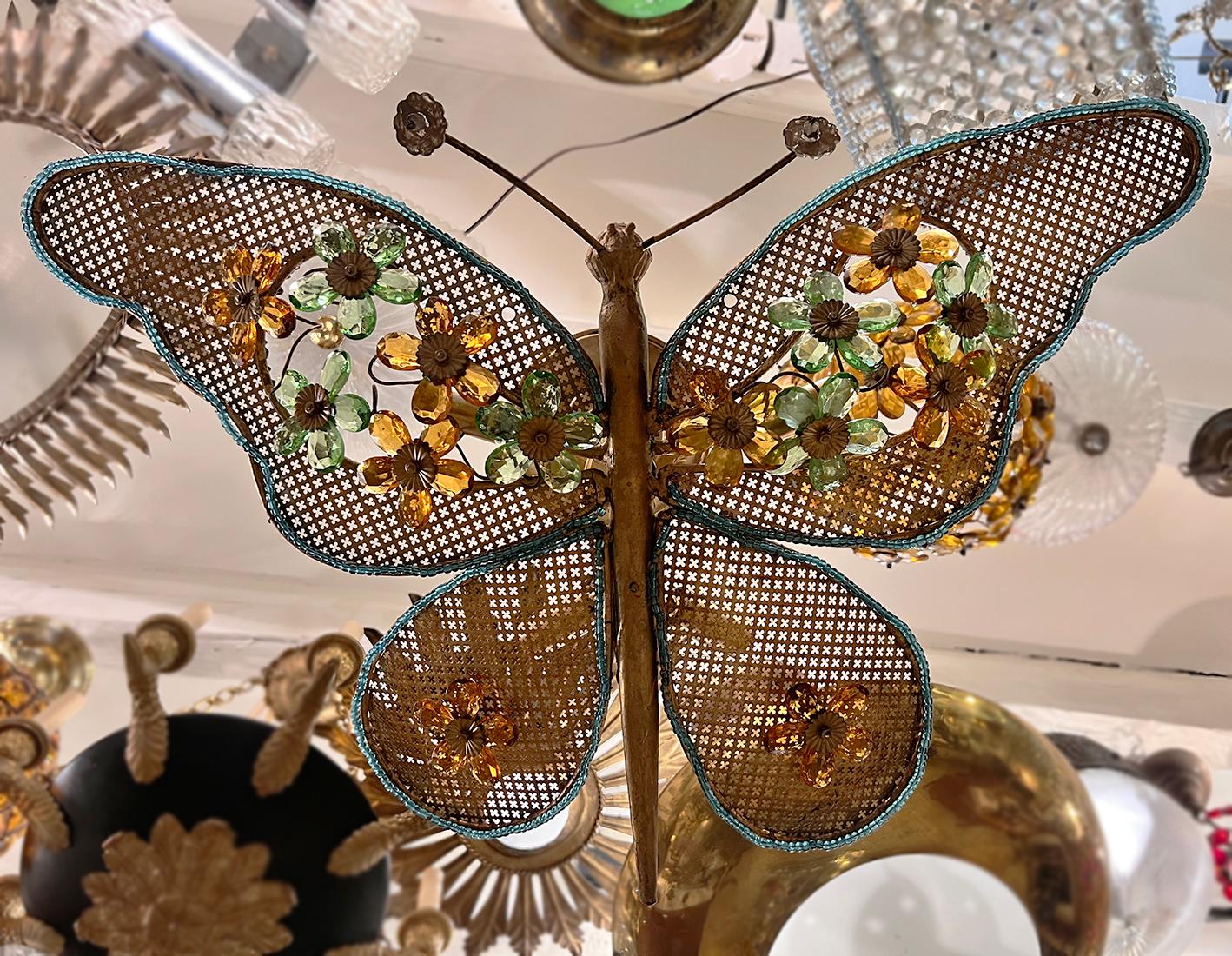 Metallo Apparecchio a farfalla in metallo dorato in vendita