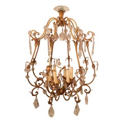 Gilt Metal Chandelier