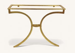 Gilt Metal Console by Robert Thibier (1926-2001)