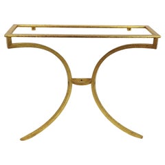 Gilt Metal Console by Robert Thibier (1926-2001)