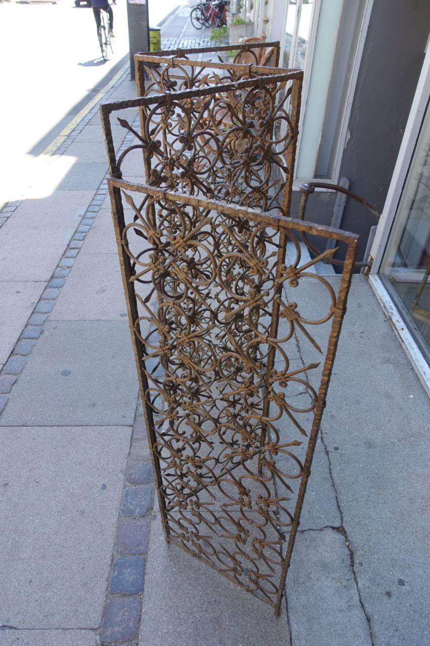 Gilt Metal Midcentury French Partition Screen For Sale 2