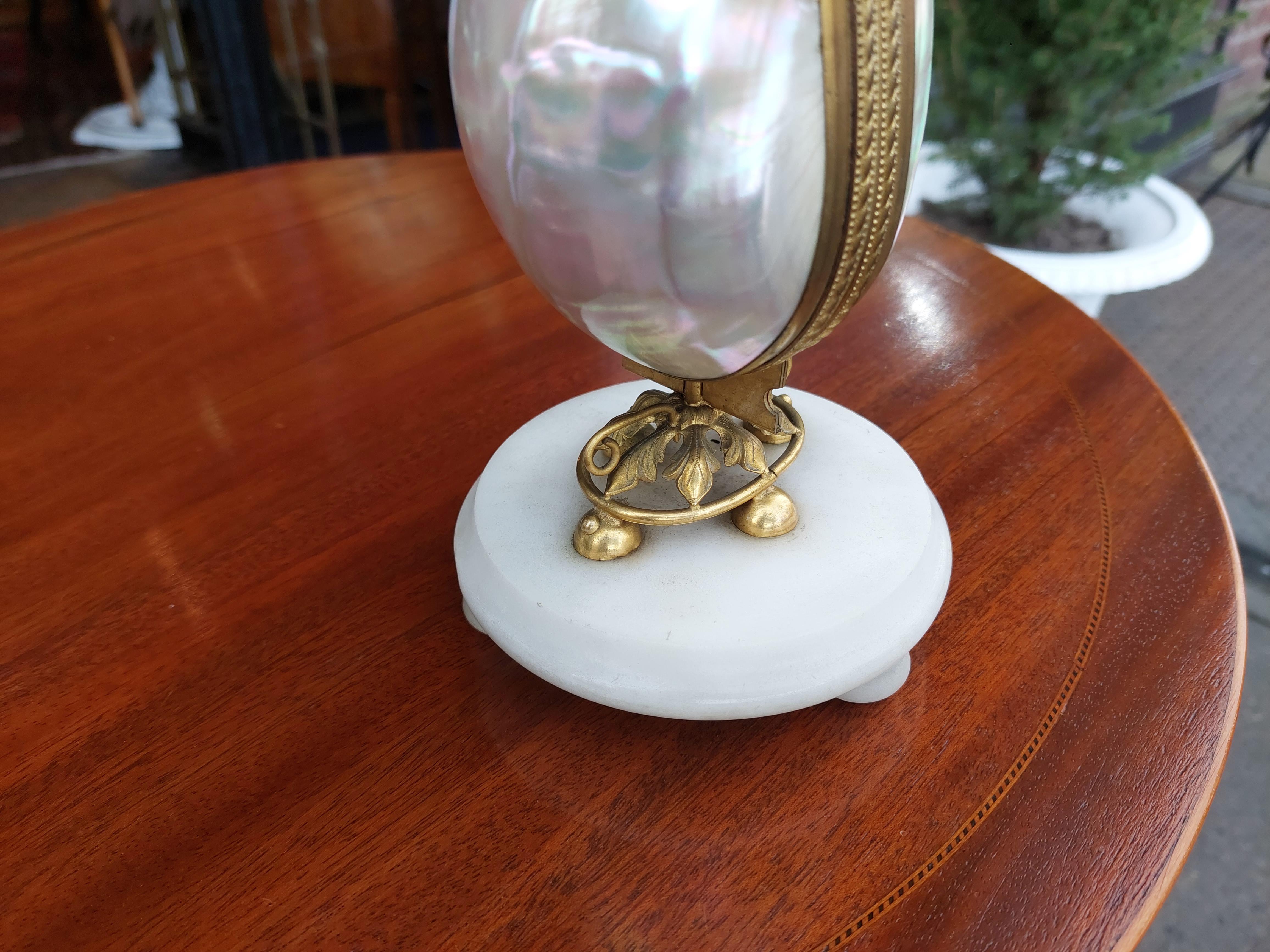 Gilt Metal & Mother-of-Pearl Scent Casket c1870 In Good Condition In Altrincham, GB