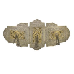 Pafta in metallo dorato, XIX secolo