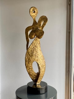 Gilt Metal Sculpture by Bruno Facchini