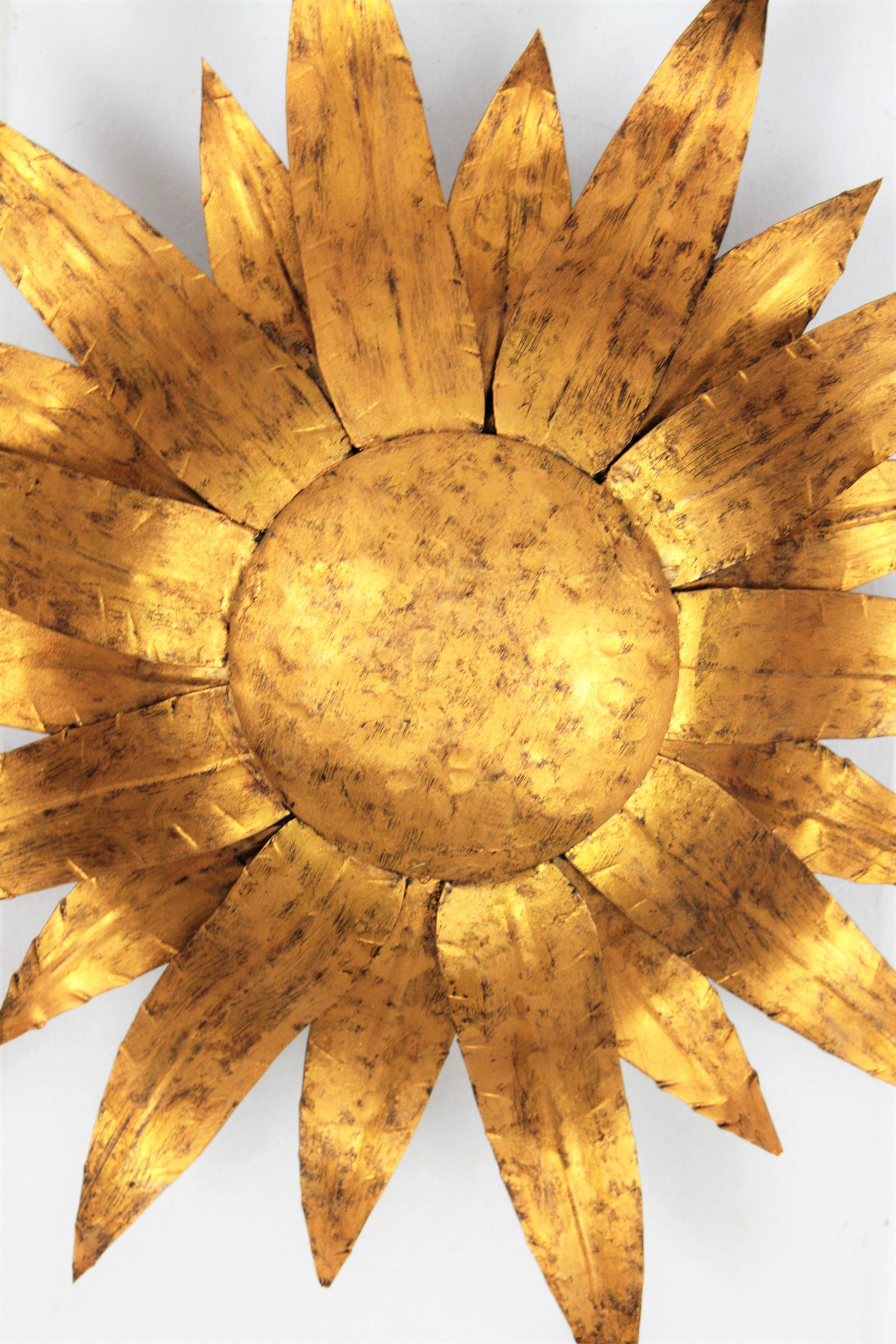 sunflower light fixture