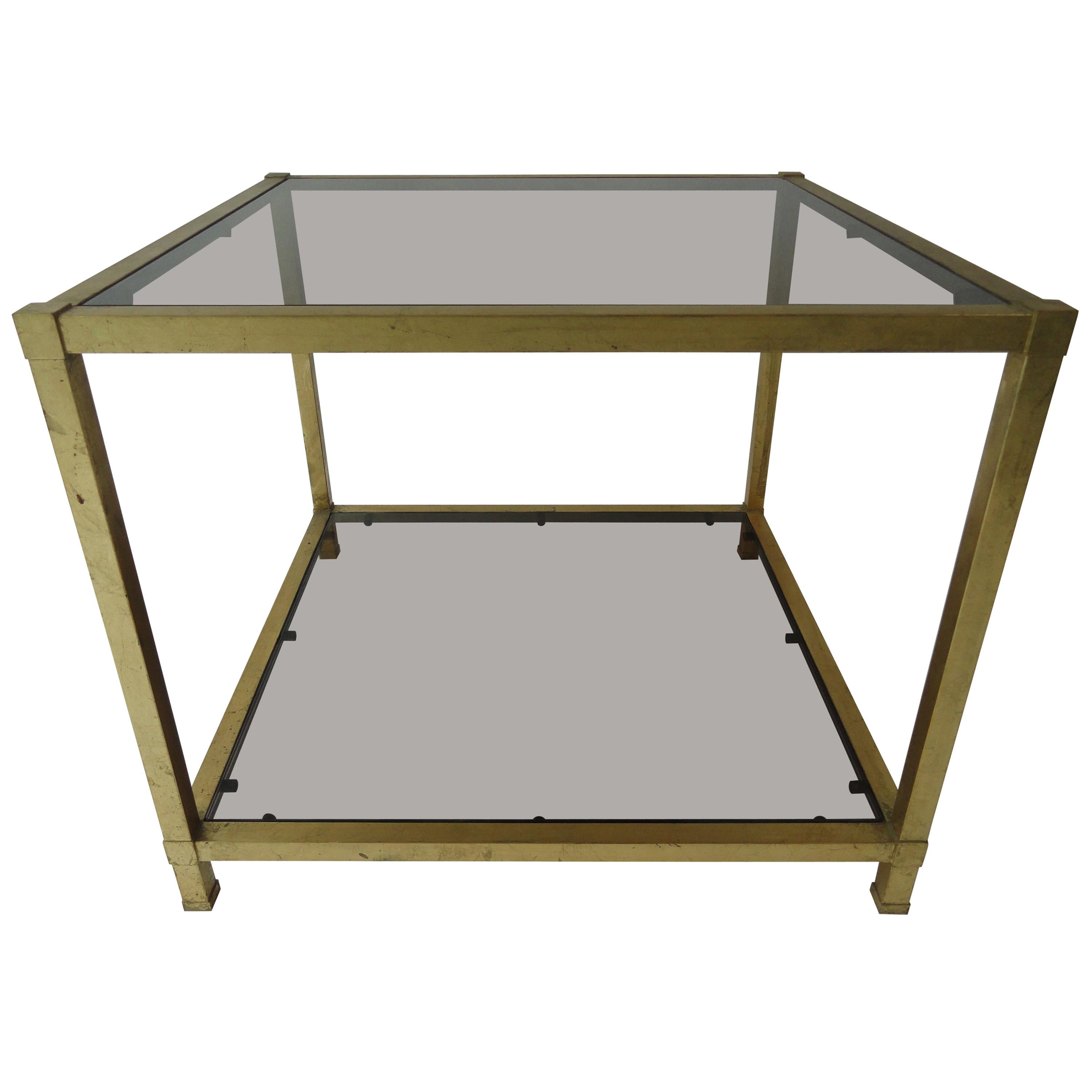 Gilt Metal Table For Sale