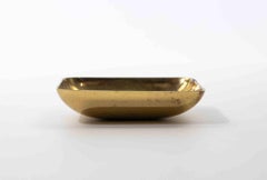 Gilt Metal Vide-Poche / Catchall Tray by A. Fornari, Rome, 1960s