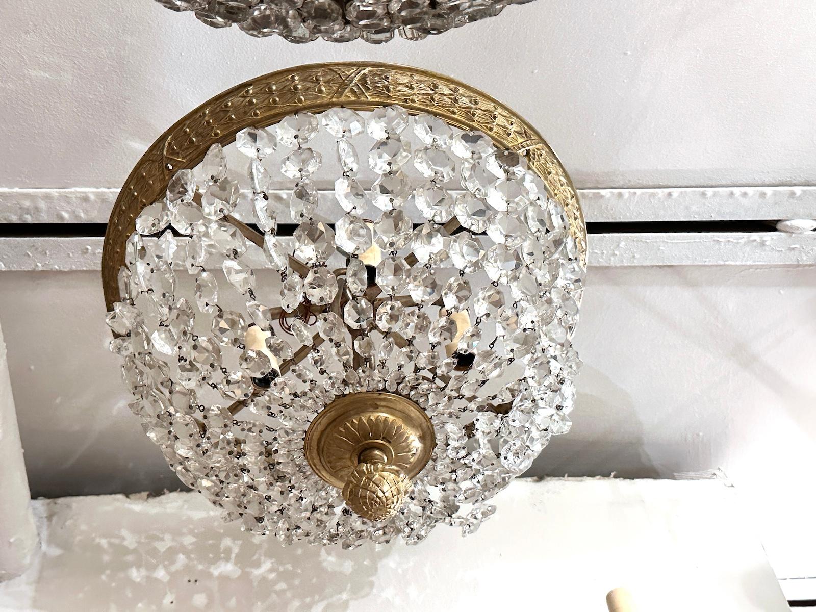 Empotrable de Cristal Dorado Neoclásico en venta 4