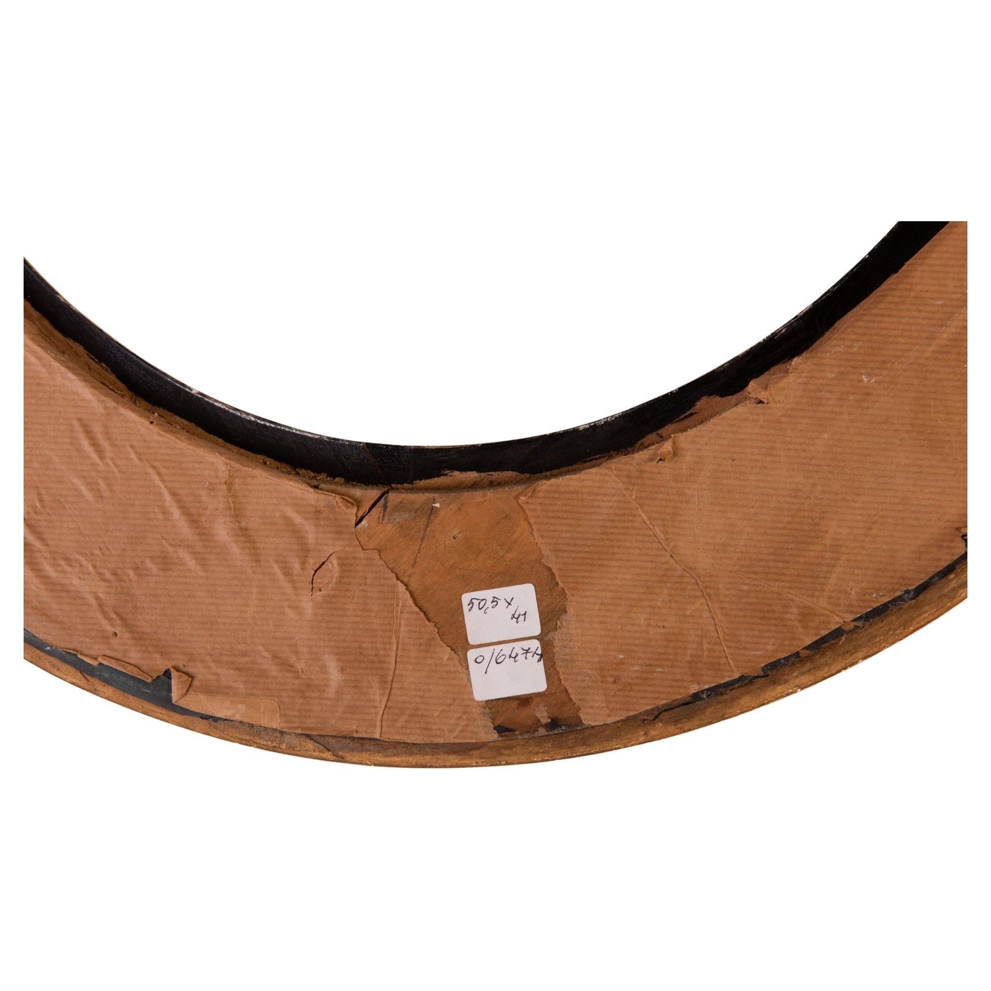 Louis Philippe Gilt Oval Antique Frame For Sale