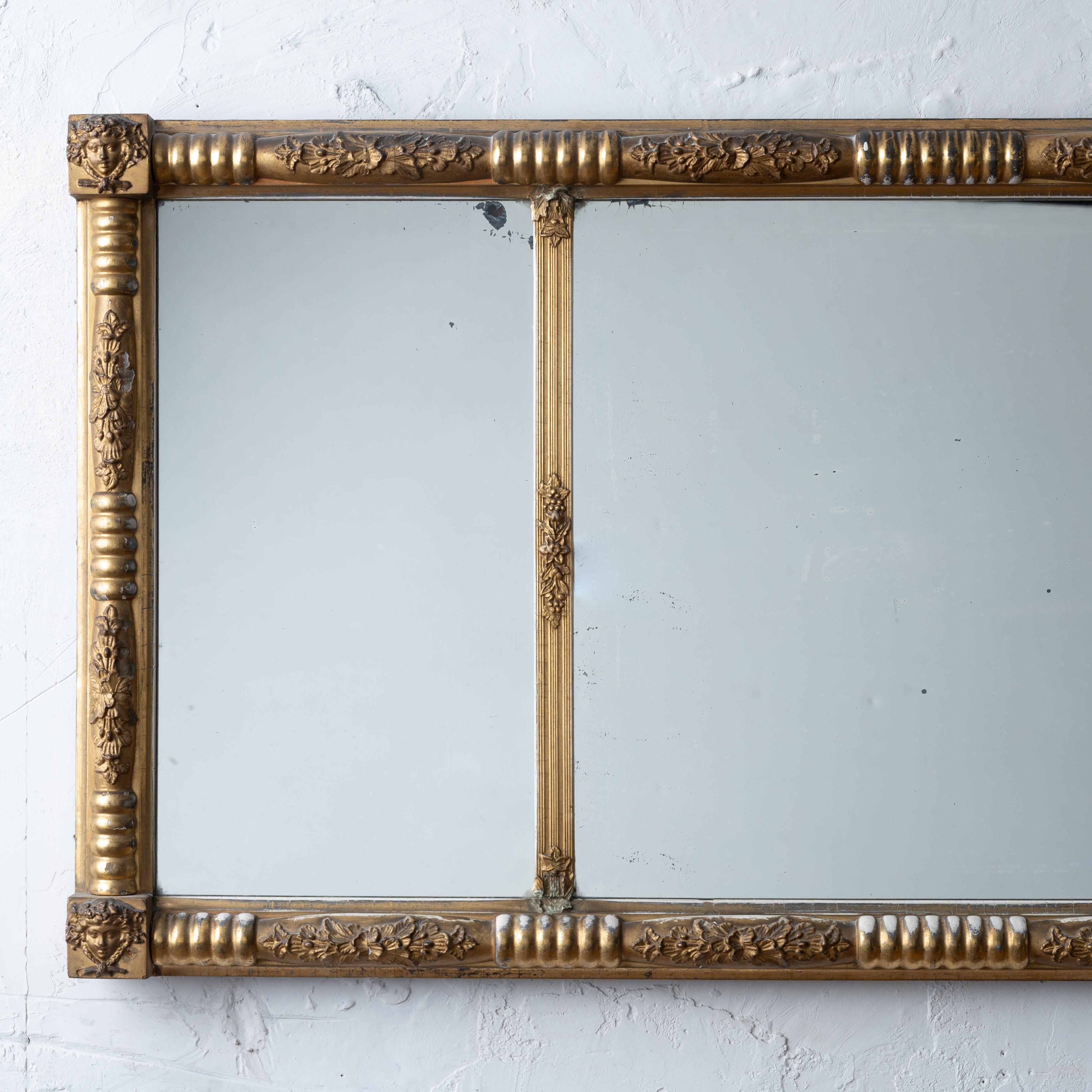 Gilt Overmantel Mirror, 19th Century For Sale 1