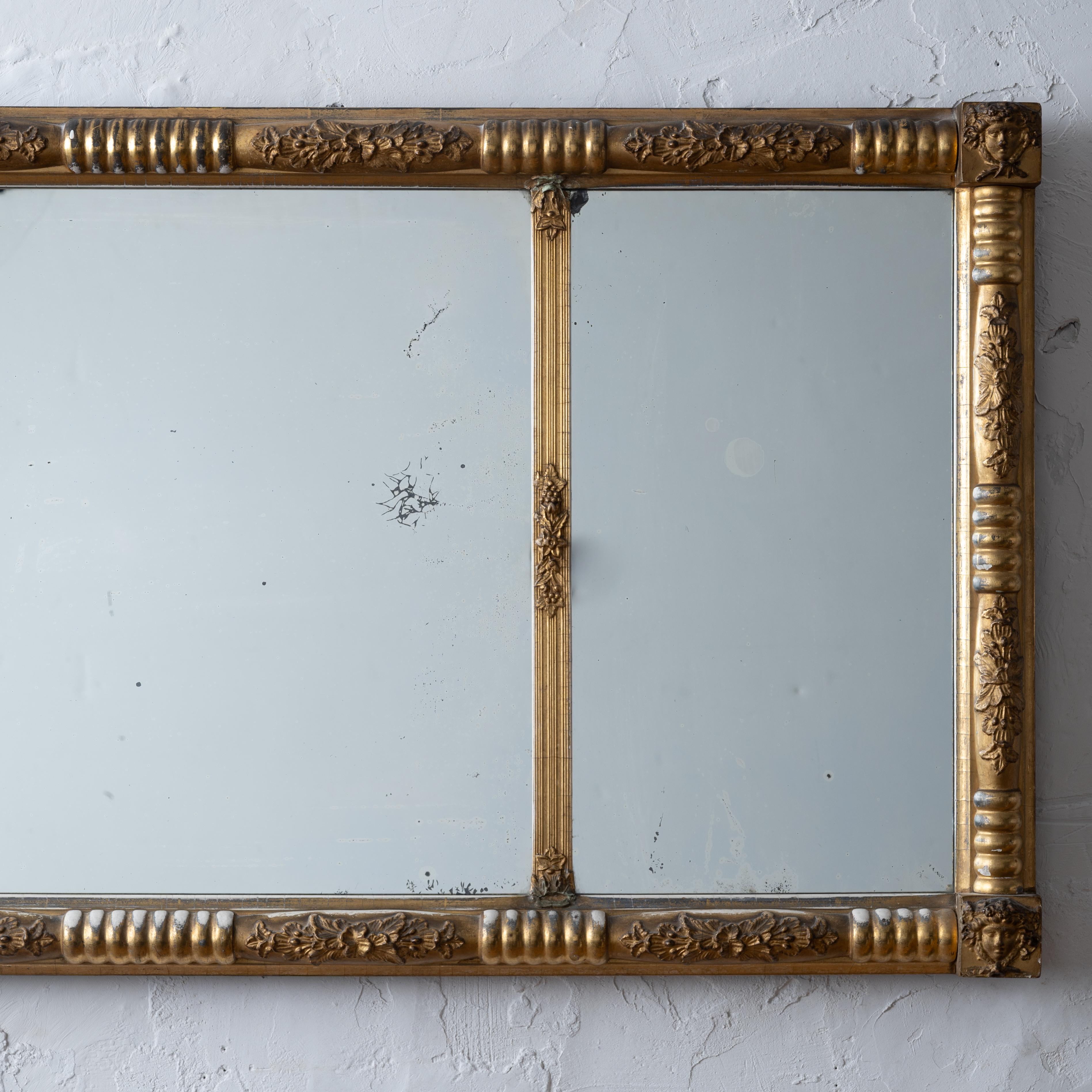 Gilt Overmantel Mirror, 19th Century For Sale 2