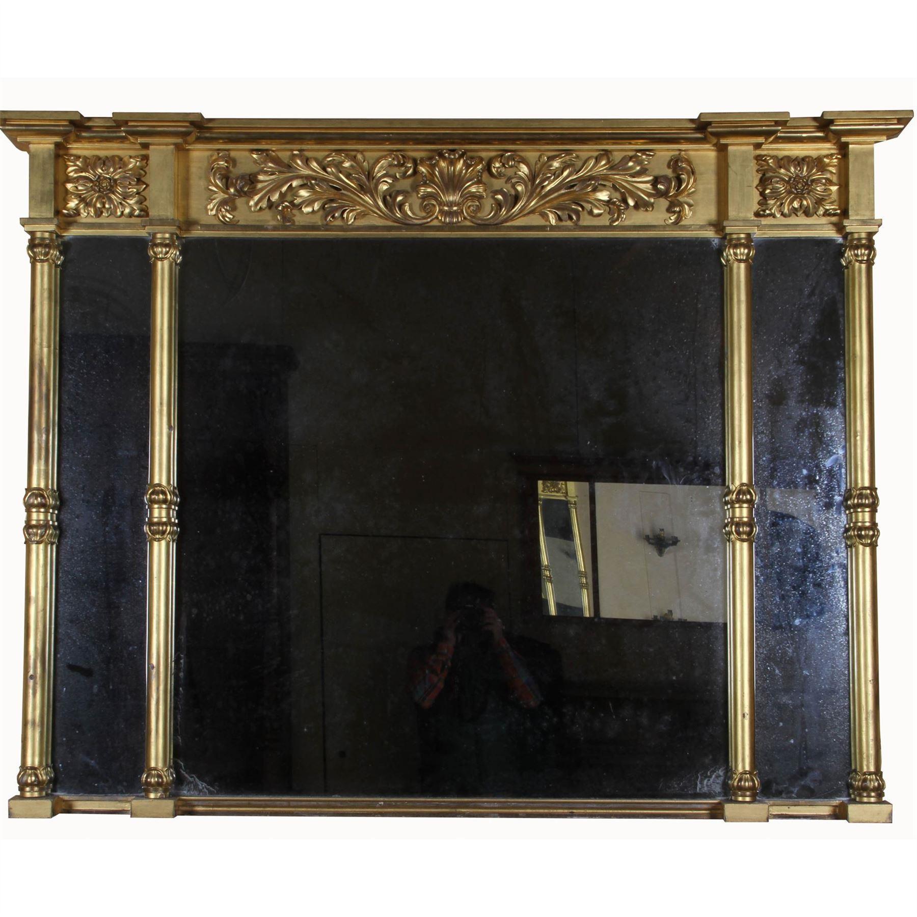 Scottish Gilt Overmantle Mirror 'ex. Invercauld Castle'