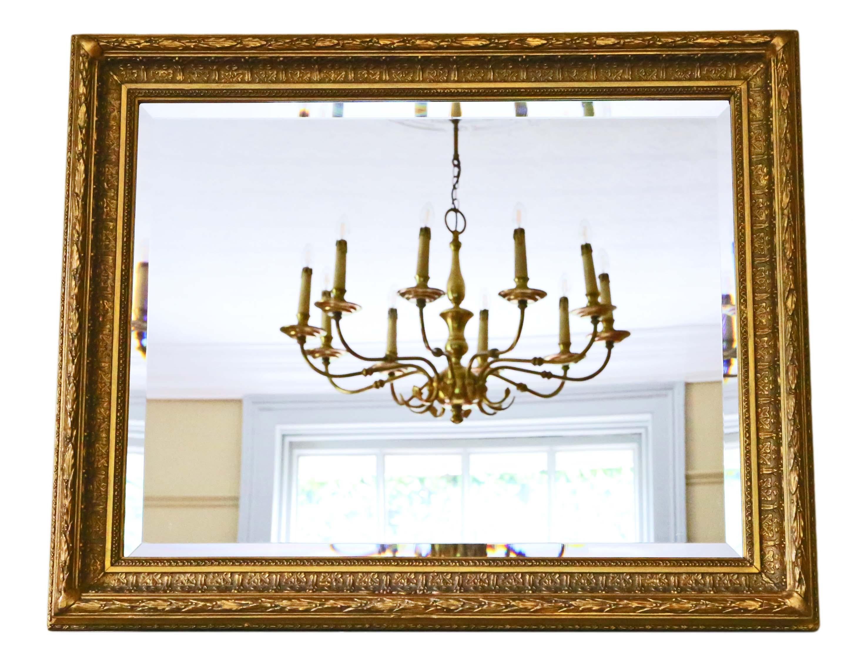 Gilt Overmantle or Wall Mirror 2