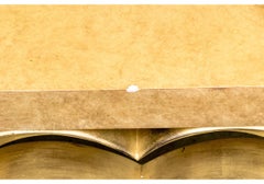 Gilt Palm Tree Cocktail Table After Robsjohn Gibbings