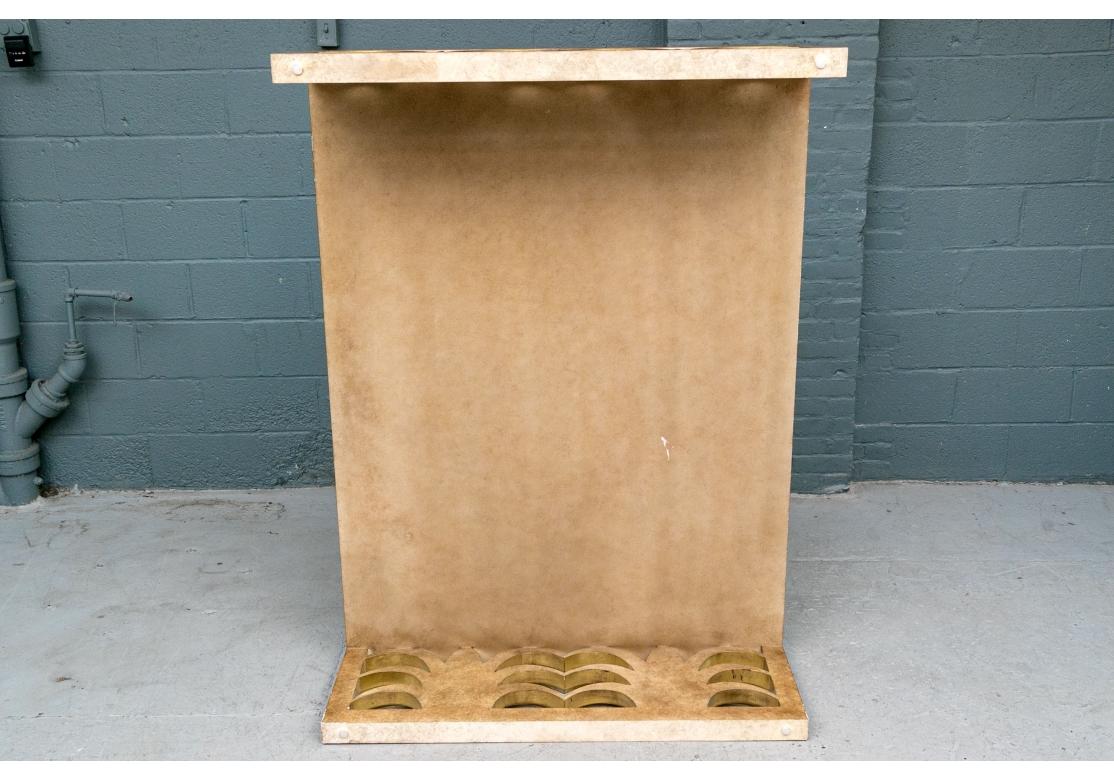 20th Century Gilt Palm Tree Cocktail Table After Robsjohn Gibbings For Sale