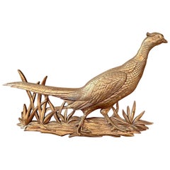 Gilt Pheasant Wall Hanging
