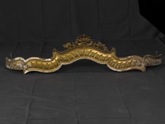 Gilt Rococo Style Bed Crown Canopy