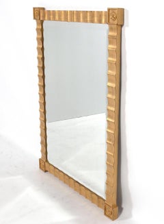 Gilt Scalloped Mirror from the Carlyle Hotel NYC 44" x 32"