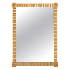 Gilt Scalloped Mirror from the Carlyle Hotel NYC 44" x 32"
