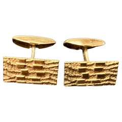 Gilt Silver Cufflinks Finland Martti Viikinniemi