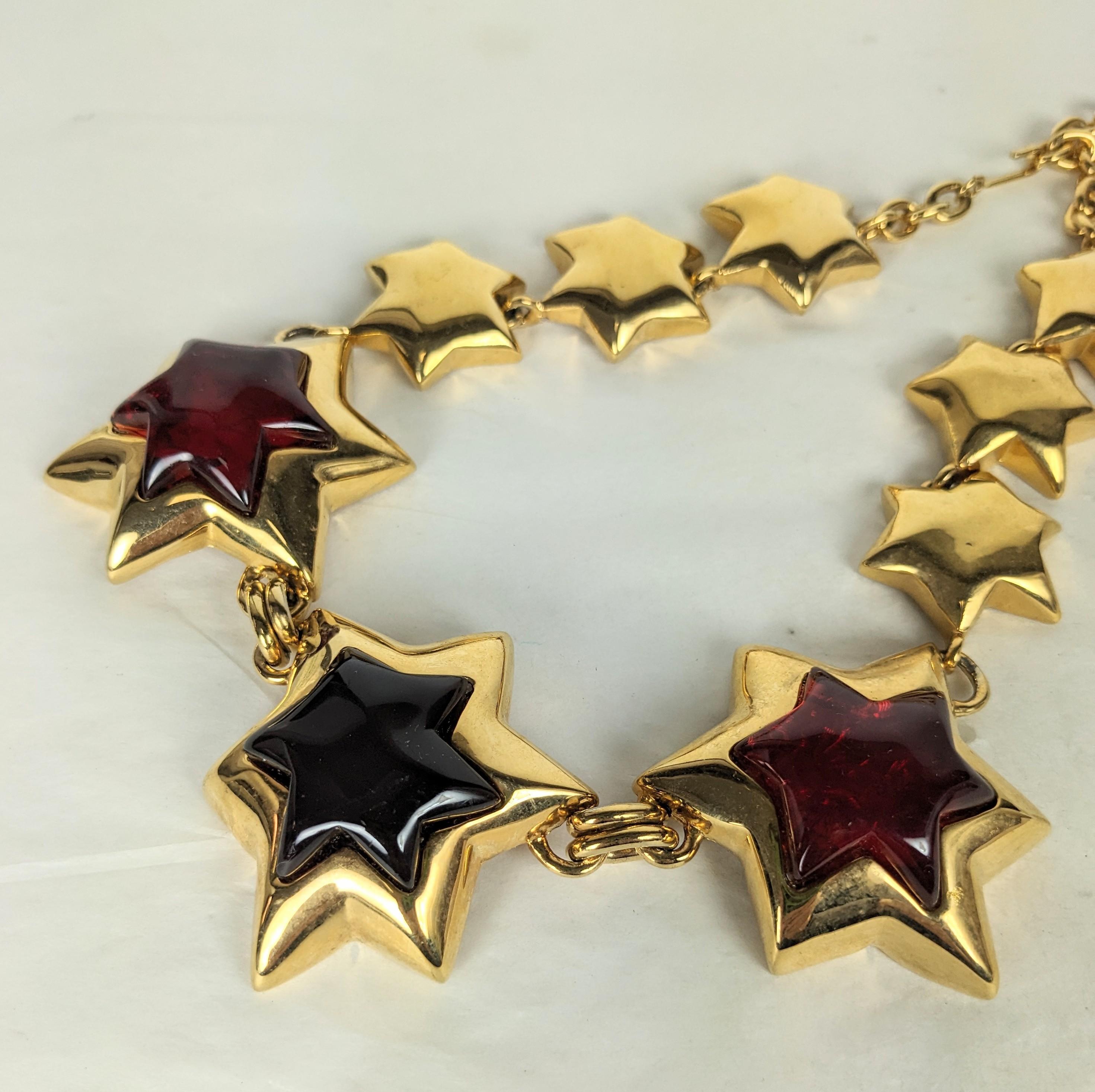 Women's Gilt Star Motif Necklace For Sale
