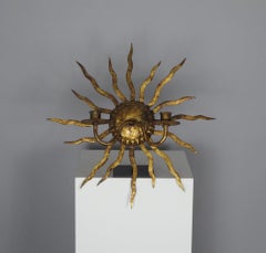 Gilt Sun Candelabra