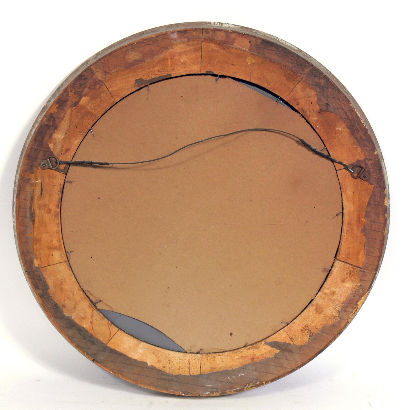 Wood Gilt Sunburst Mirror