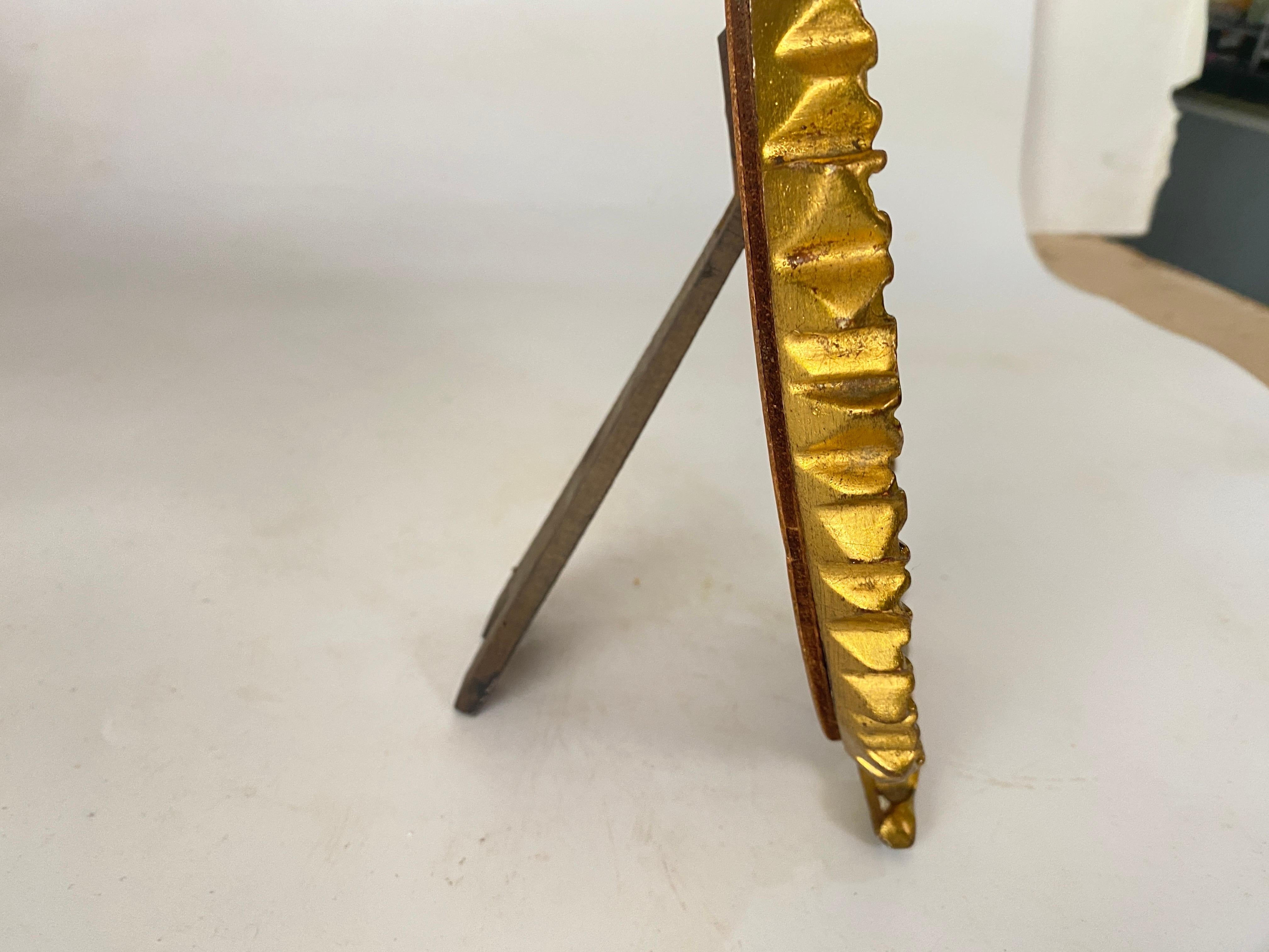 Miroir de table doré en Wood Patina, France 19ème siècle Bon état - En vente à Auribeau sur Siagne, FR