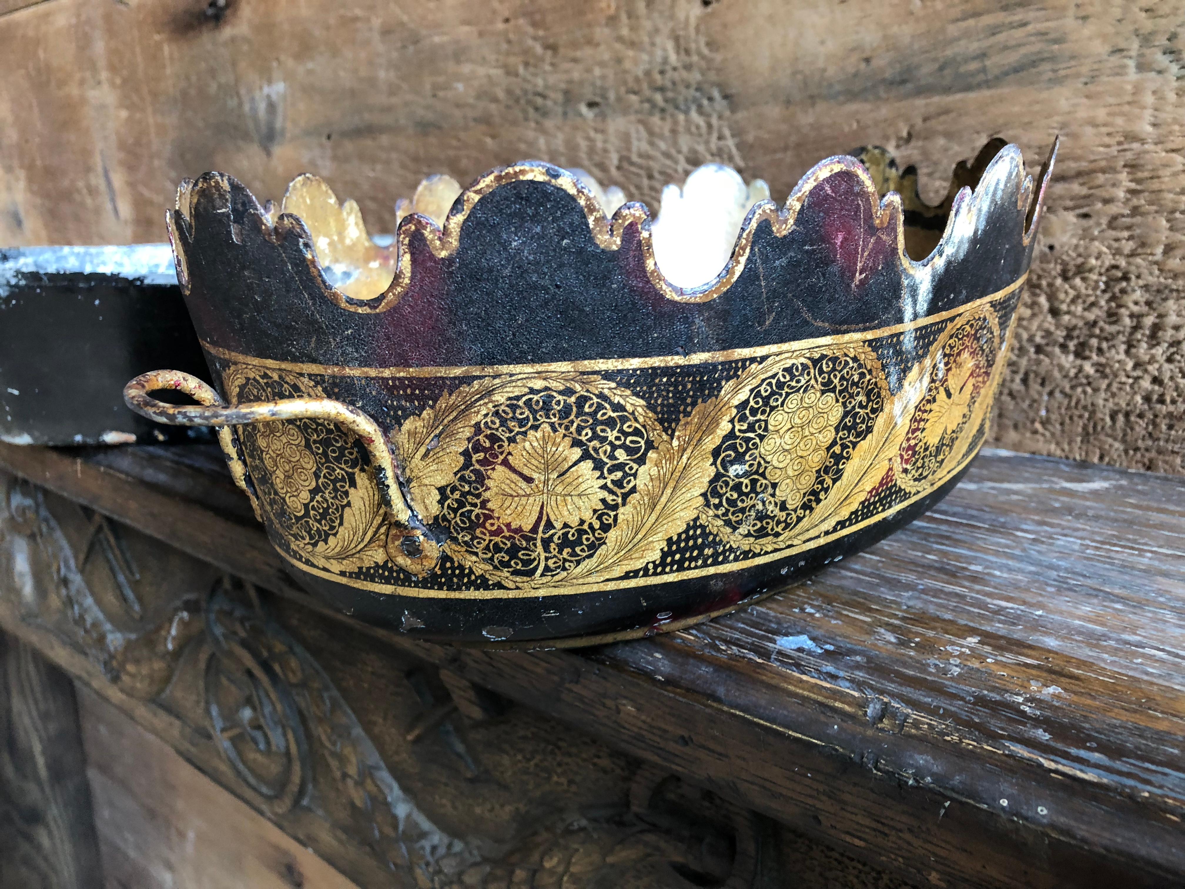 Gilt Tole Monteith, 18th Century 5