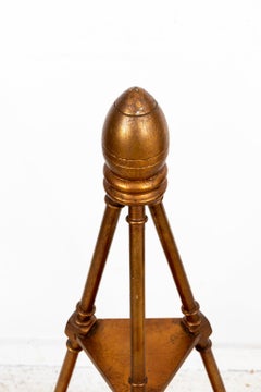 Gilt Tripod Display Stand