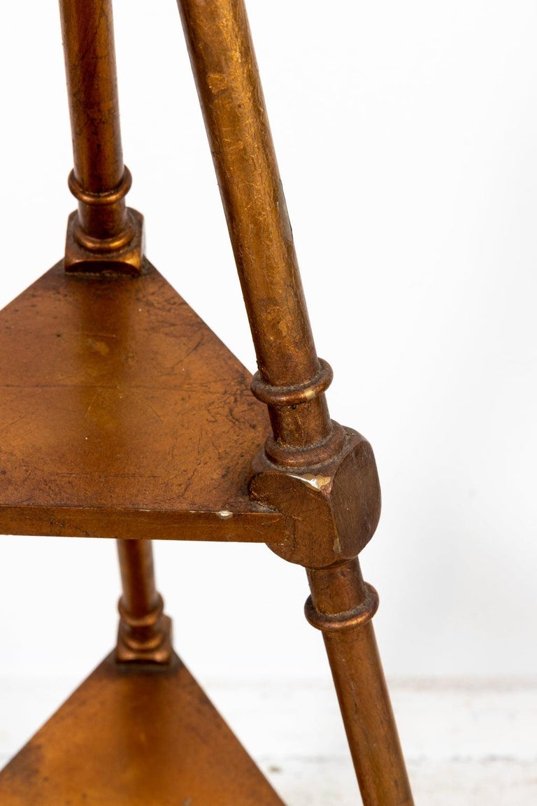 Gilt Tripod Display Stand For Sale at 1stDibs