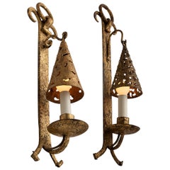 Gilt Wall Sconces