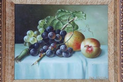 Quadro con cornice in legno d'orato Olio su tela