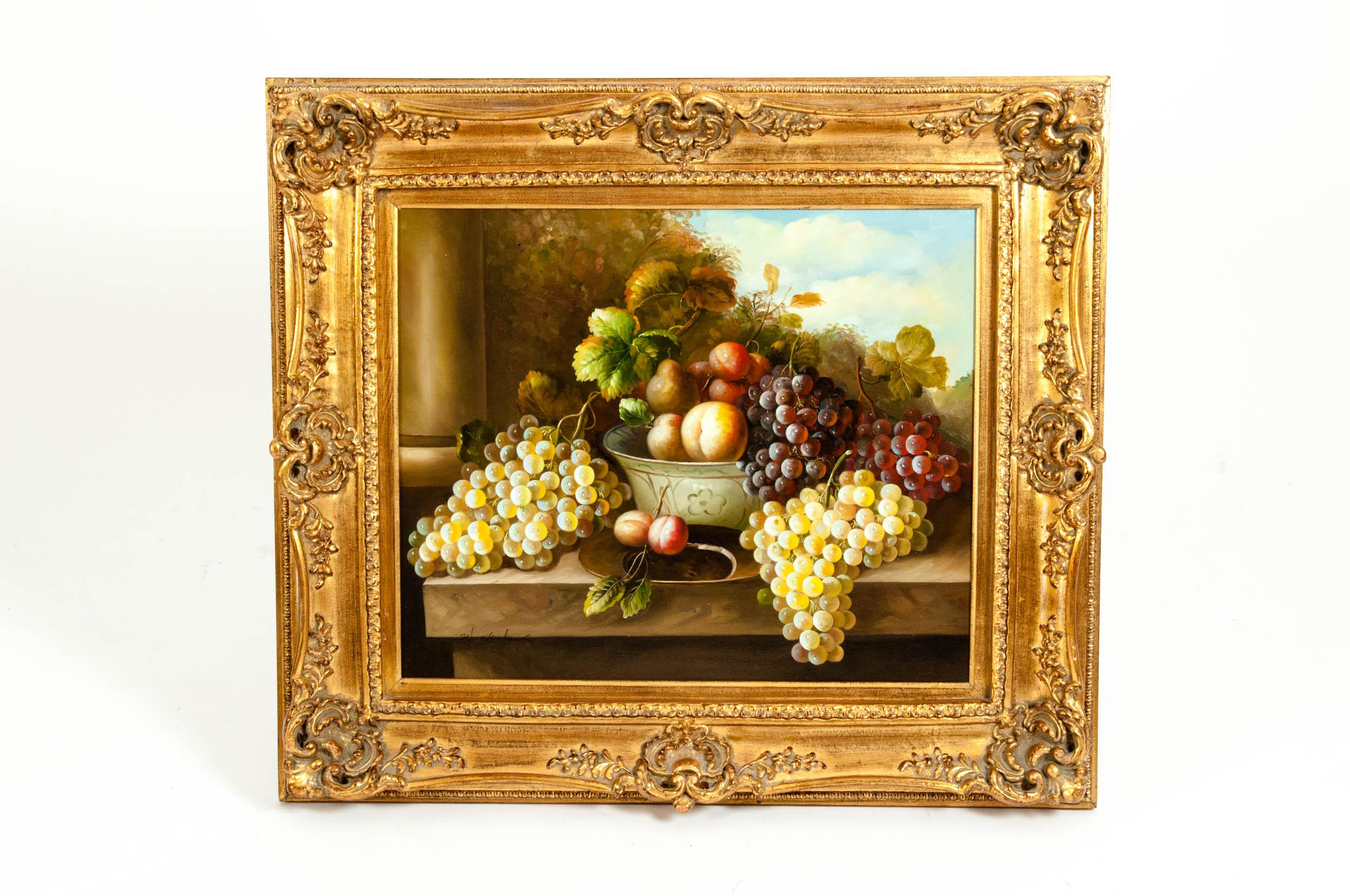 Giltwood Frame Oil / Canvas Painting 3