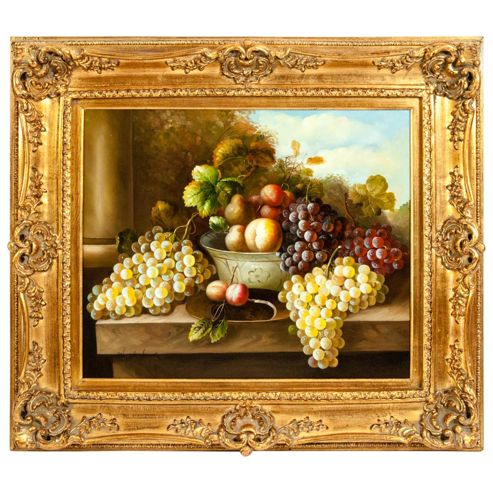 Giltwood Frame Oil / Canvas Painting