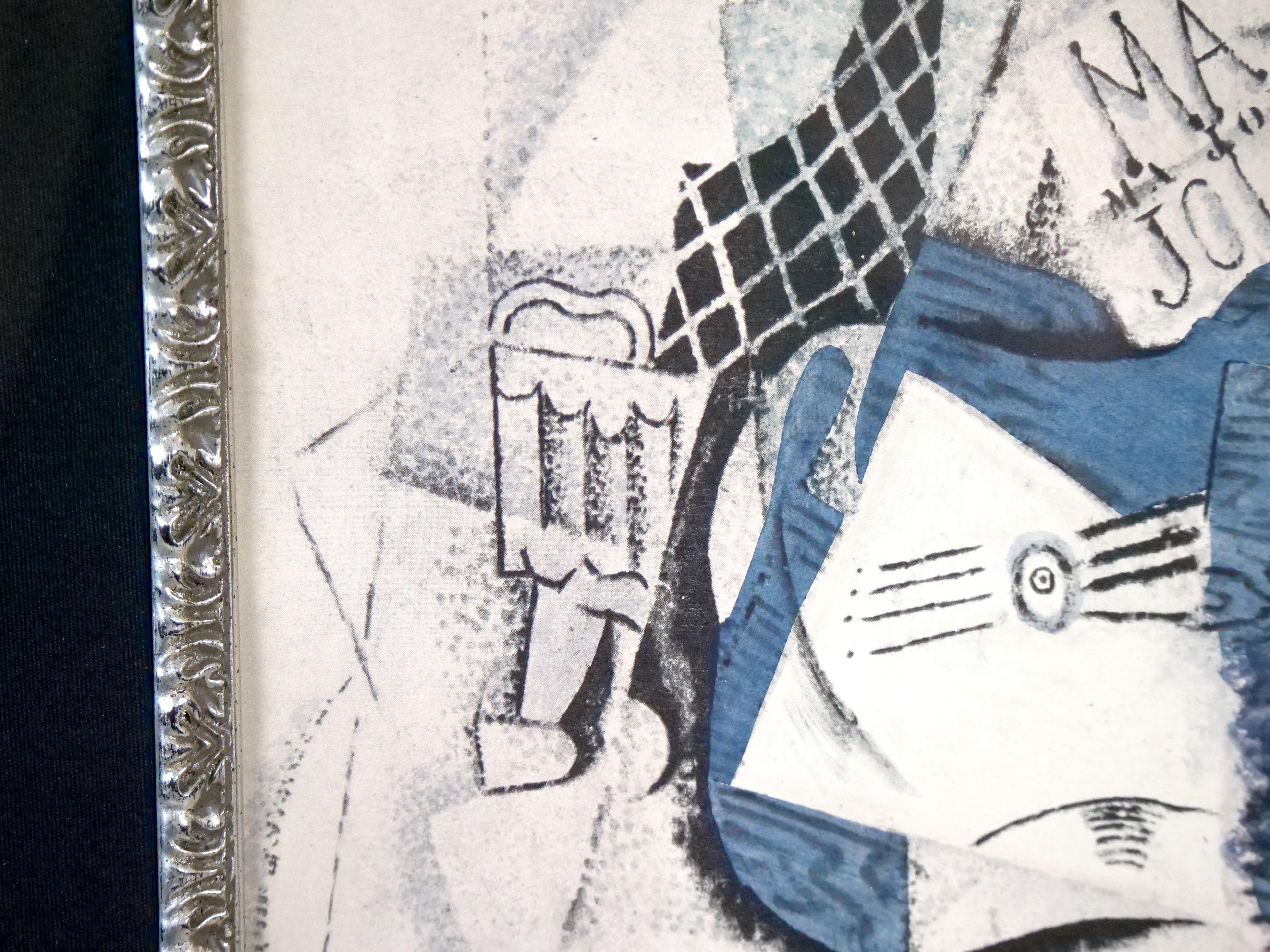 Cornice in legno dorato Litografia di Pablo Picasso