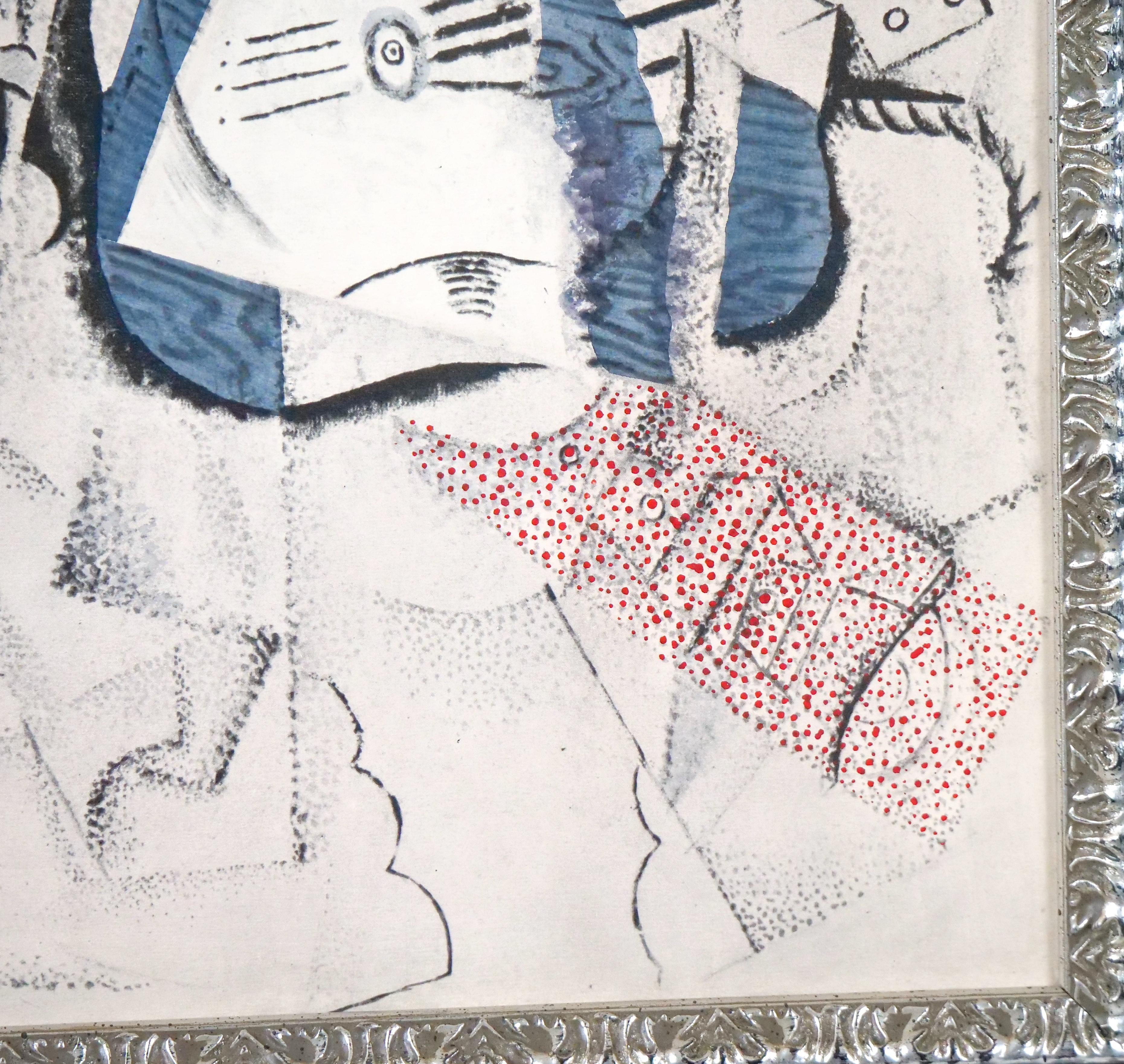 Cornice in legno dorato Litografia di Pablo Picasso