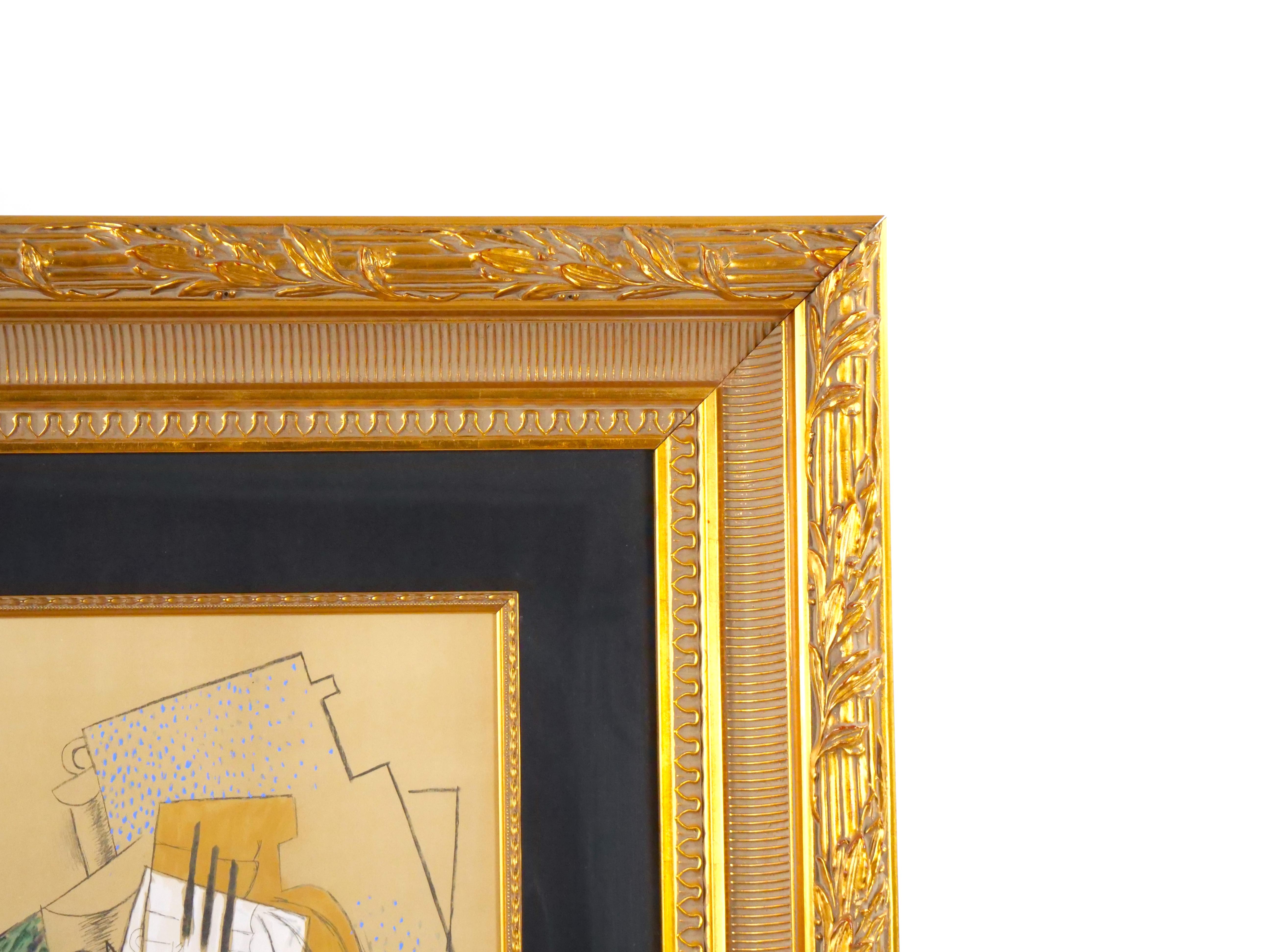 Gilt Wood Frame Pablo Picasso Lithograph 