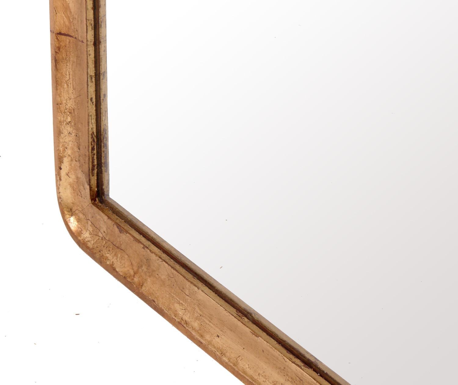 American Gilt Wood Mirror 