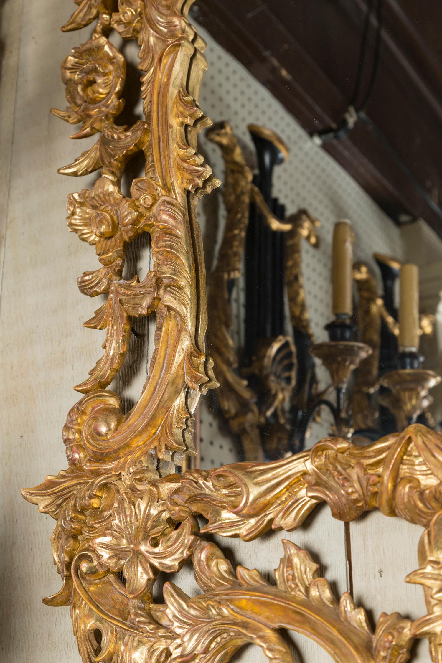 Giltwood Mirror For Sale 2
