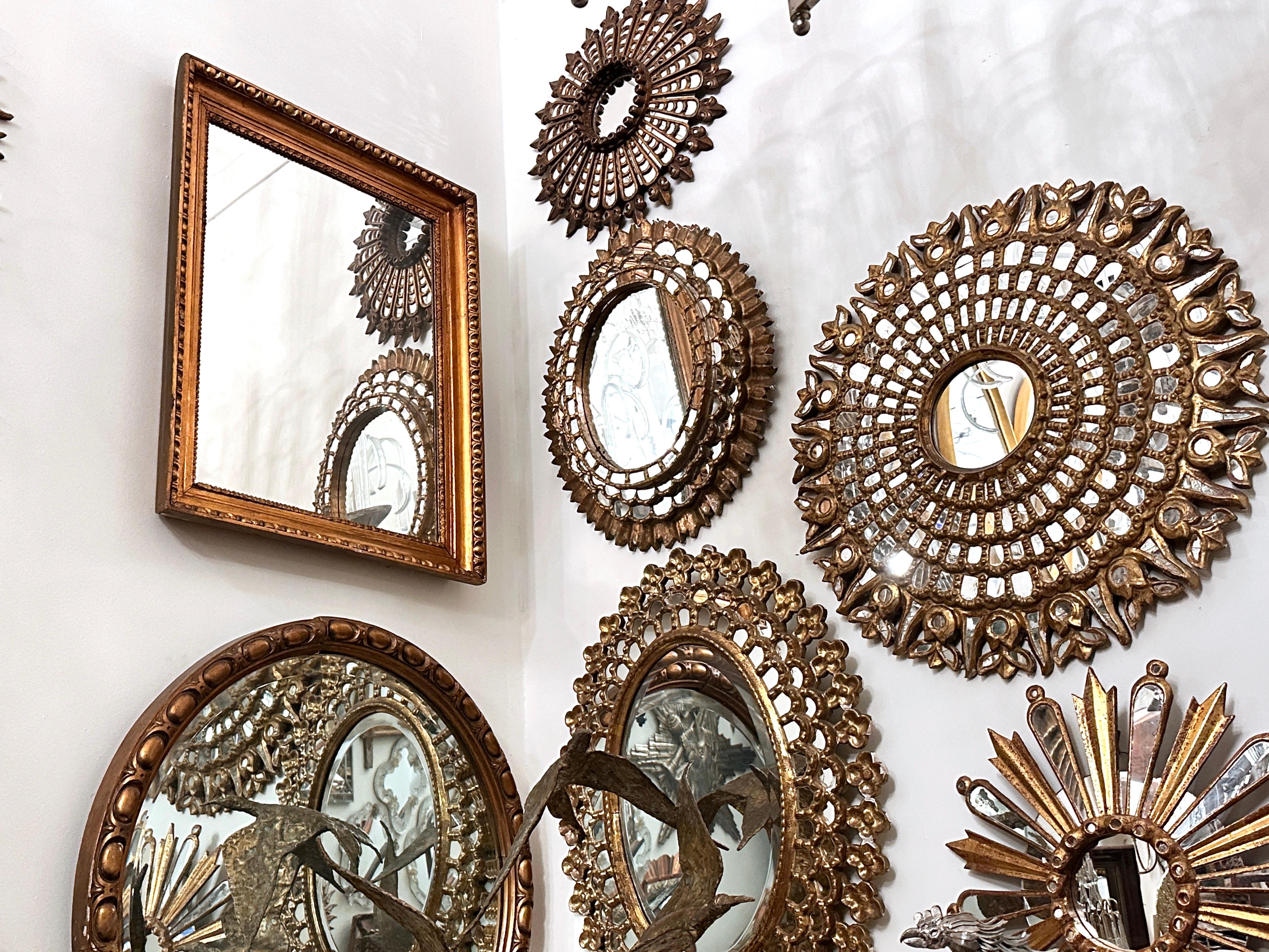 French Gilt Wood Neoclassic Mirror For Sale