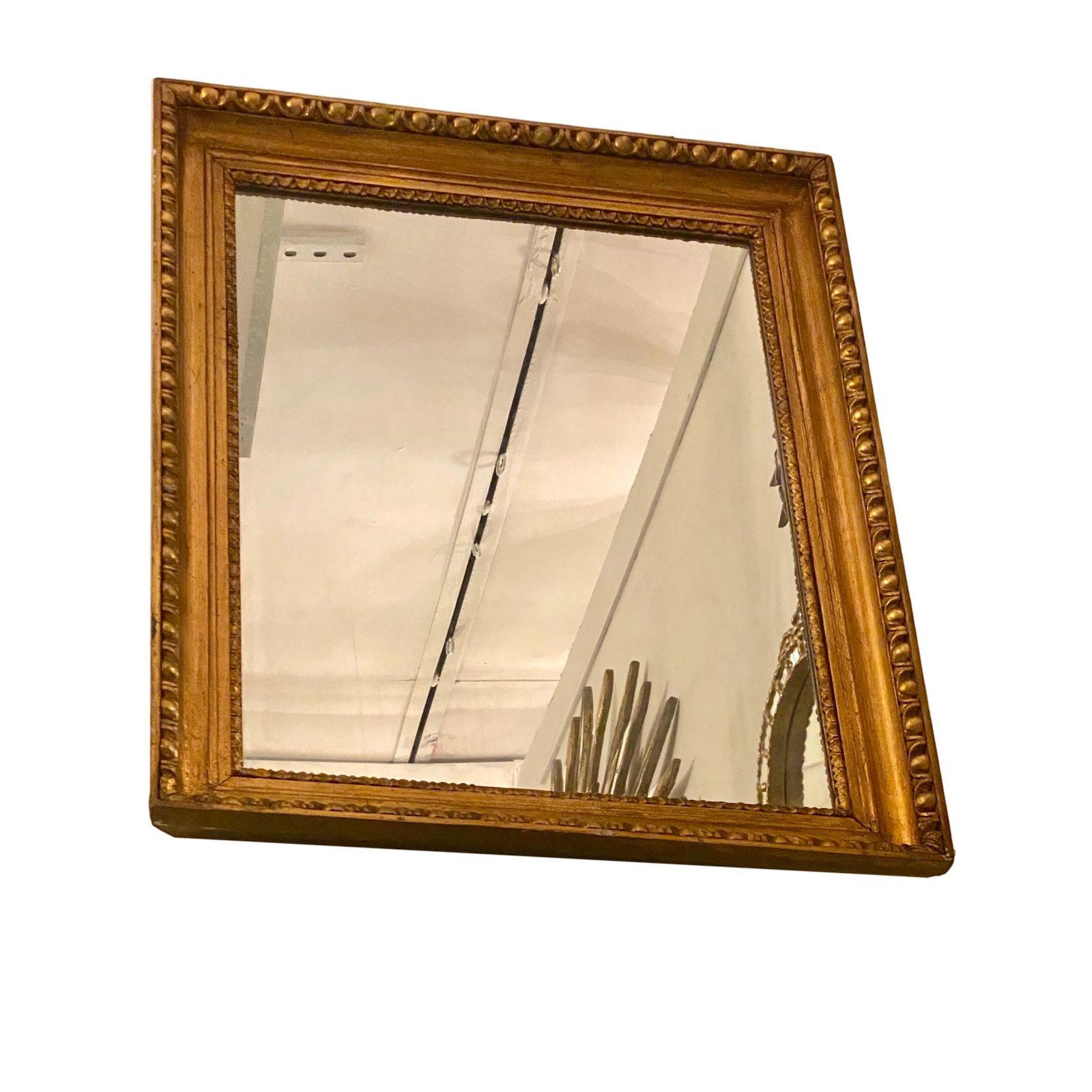 Mid-20th Century Gilt Wood Neoclassic Mirror For Sale