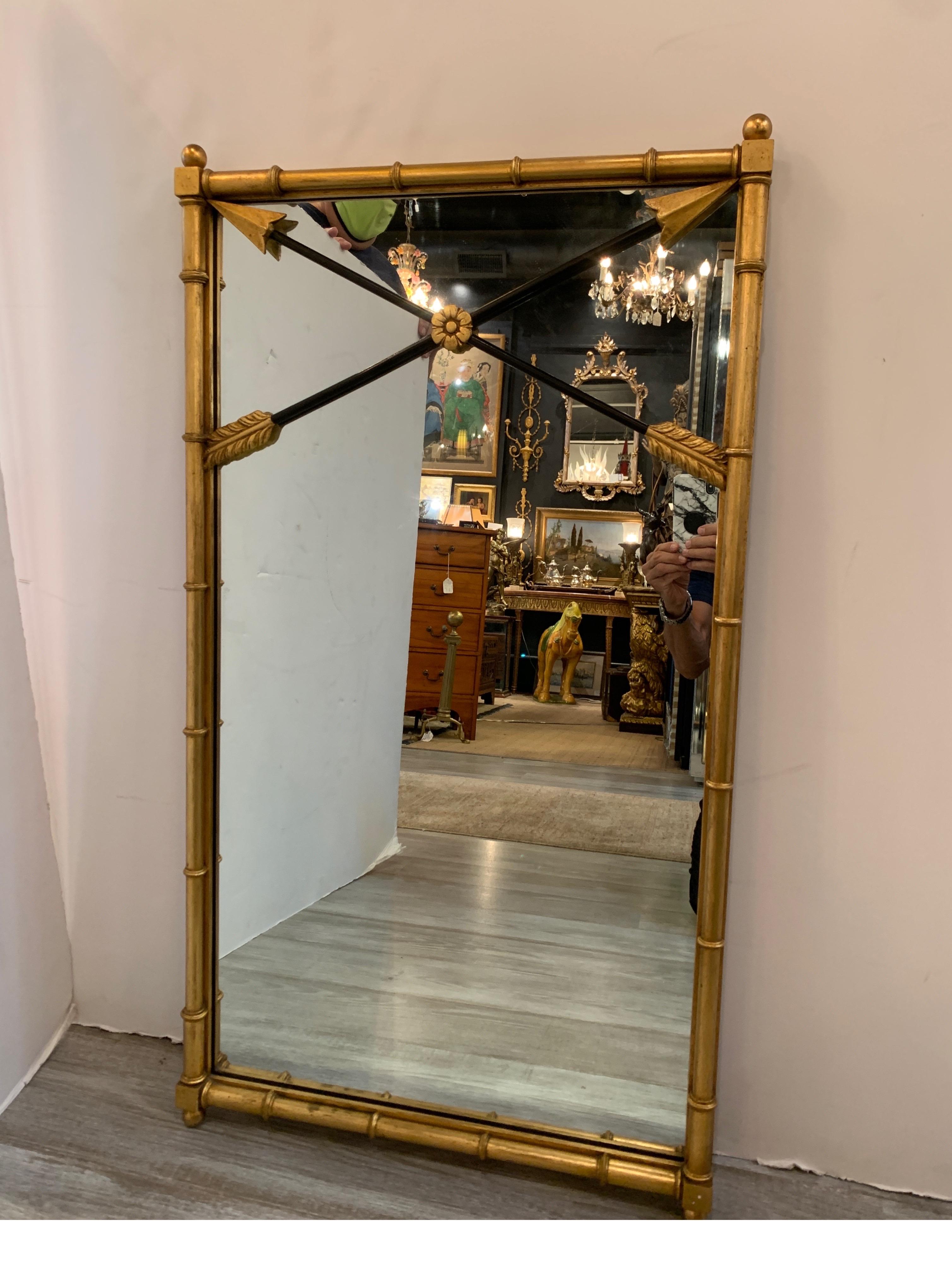 American Giltwood Neoclassical Mirror