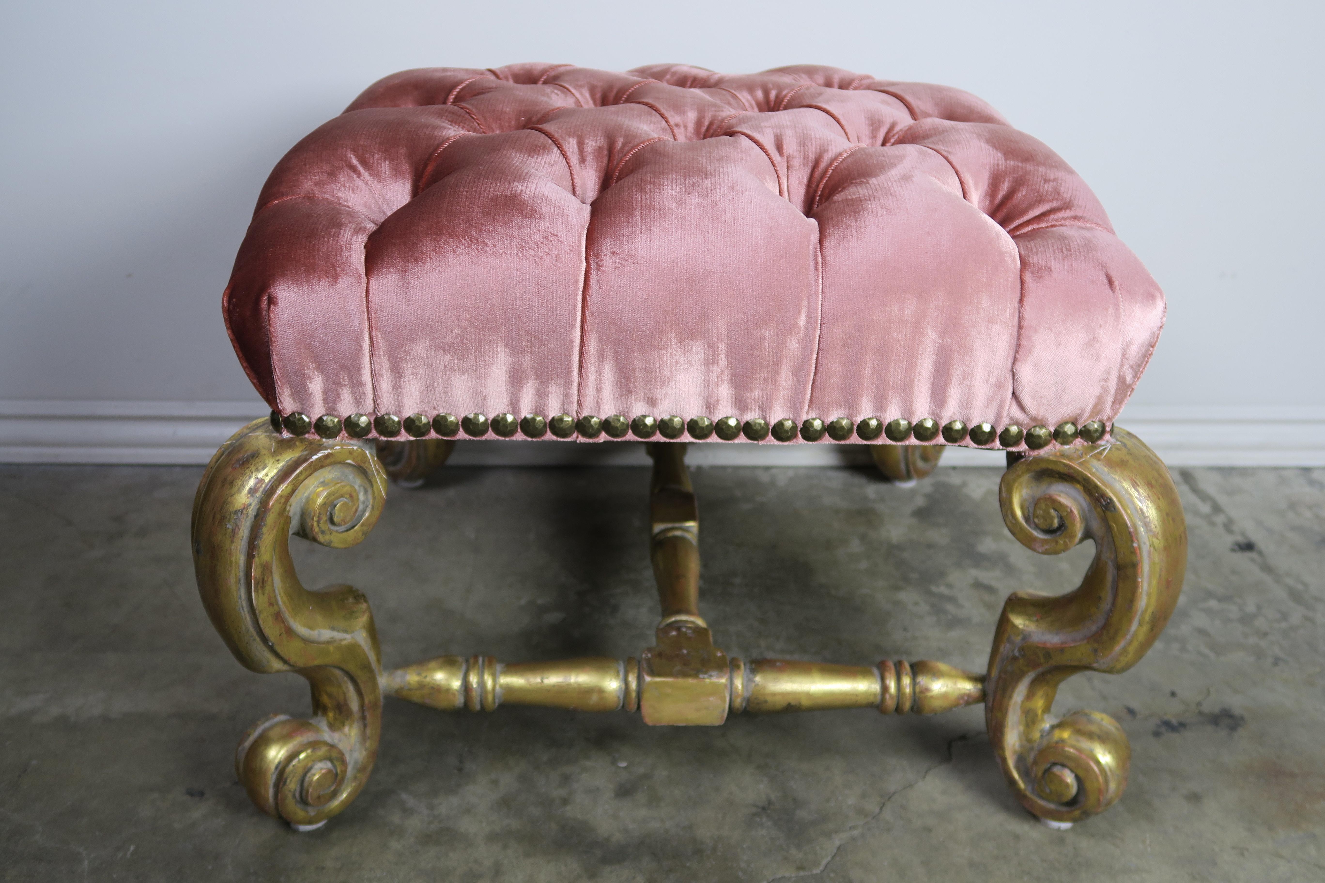 pink benches